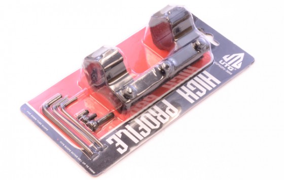 Кронштейн LEAPERS UTG 1PC High Profile Airgun Mount w/Stop Pin, 30mm RGPM2PA-30H4
