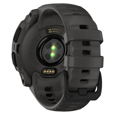 Часы Garmin Instinct E Black 40mm c угольно-черным ремешком