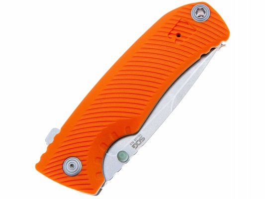 Нож складной SOG Tellus FLK Blaze, сталь Cryo 440C, рукоять GRN